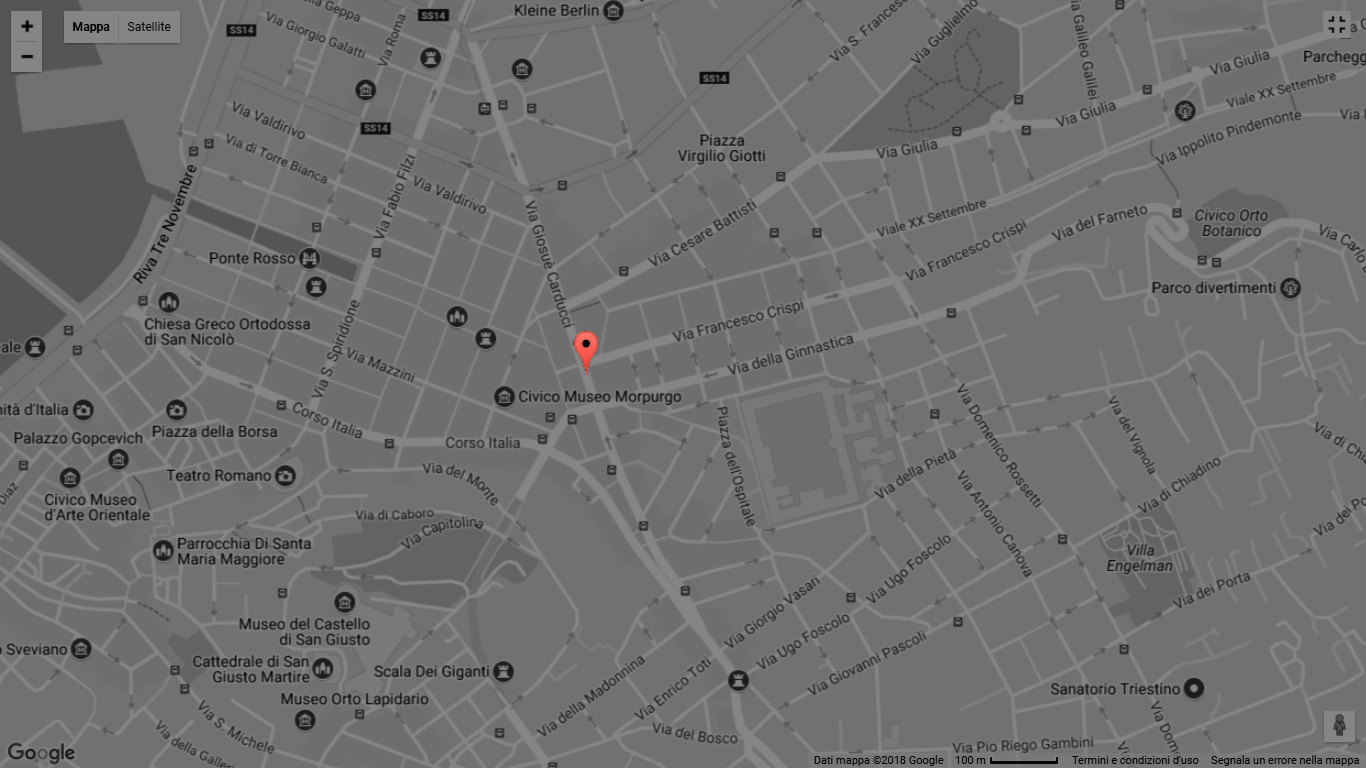 Mappa Foto Riccio Via Carducci Trieste